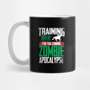 Training For The Zombie Apocalypse Horse Riding Mug